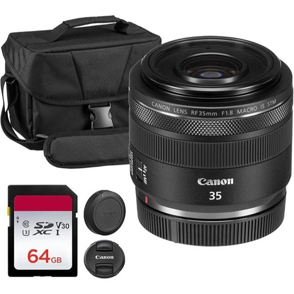 Canon RF 35mm f/1.8 Macro Lens with Bag and Card