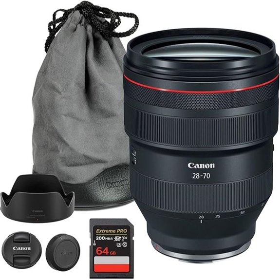 Canon RF 28-70mm f/2 Lens + 64GB Memory Card