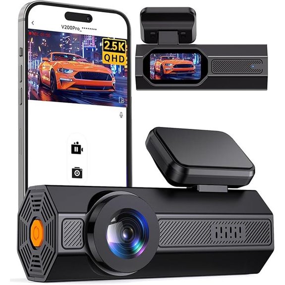 VEEMENT 2.5K Dash Camera for Cars with Night Vision