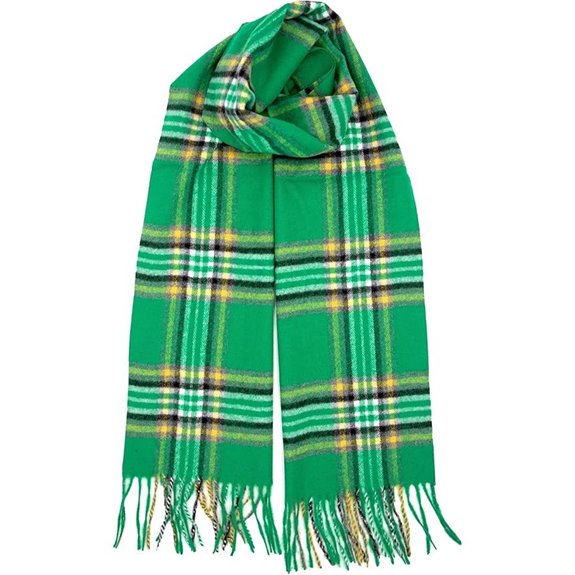 Achillea Cashmere Feel Tartan Scarf for Men & Women