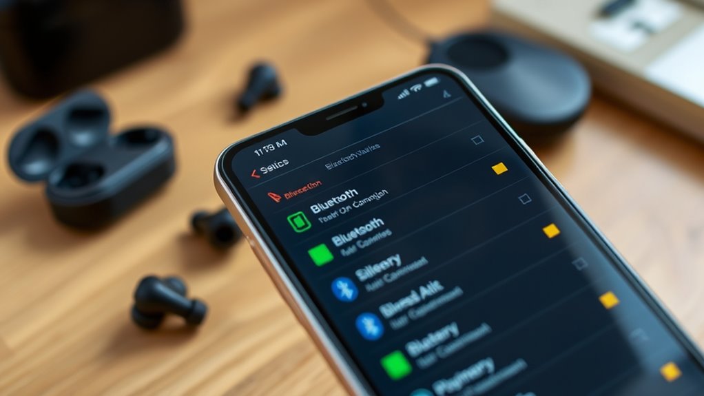 check device battery connection