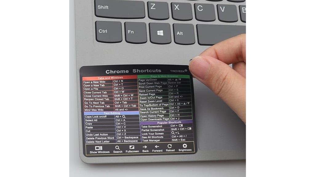 chromebook shortcut sticker pack