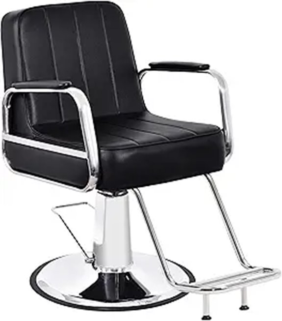 BarberPub Classic Hydraulic Salon Barber Chair