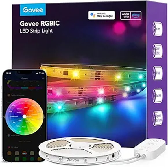 Govee RGBIC Alexa LED Strip Light (32.8ft)