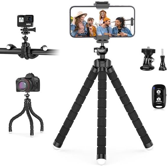 UBeesize Flexible Mini Phone Tripod with Remote