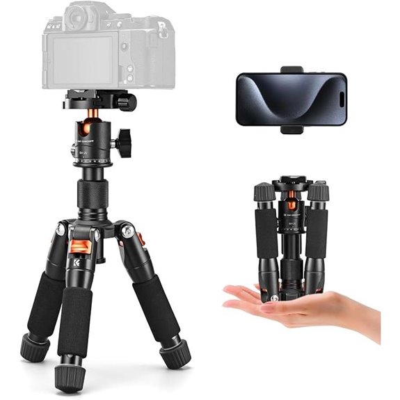 K&F CONCEPT Mini Desktop Tripod with Ball Head