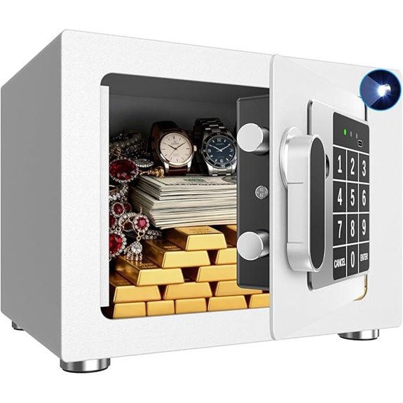Small Electronic Safe for Cash and Jewelry