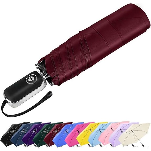Lejorain Mini Travel Umbrella Compact Lightweight Portable