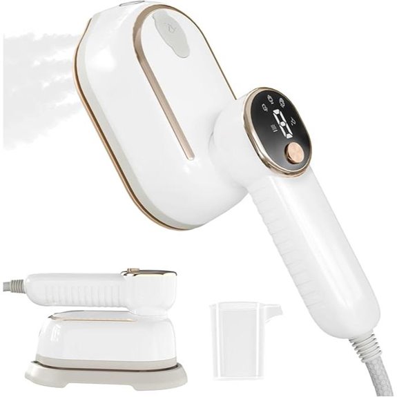 Portable Travel Steamer with Rapid Heat and Ceramic Soleplate