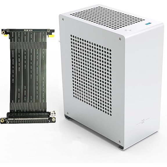 compact silver aluminum case