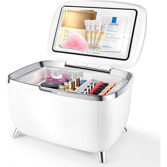 Mini Skincare & Beverage Cooler Refrigerator