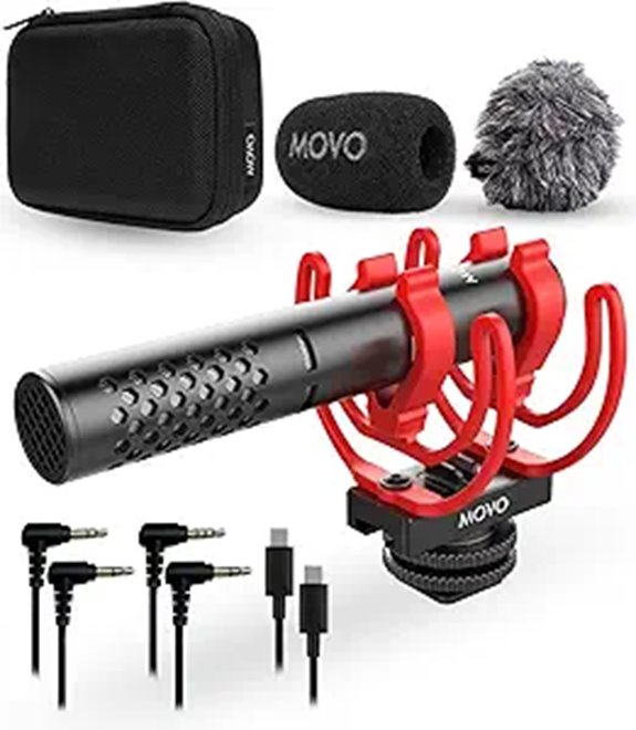 Movo X1-Mini Video Microphone for Cameras and Phones