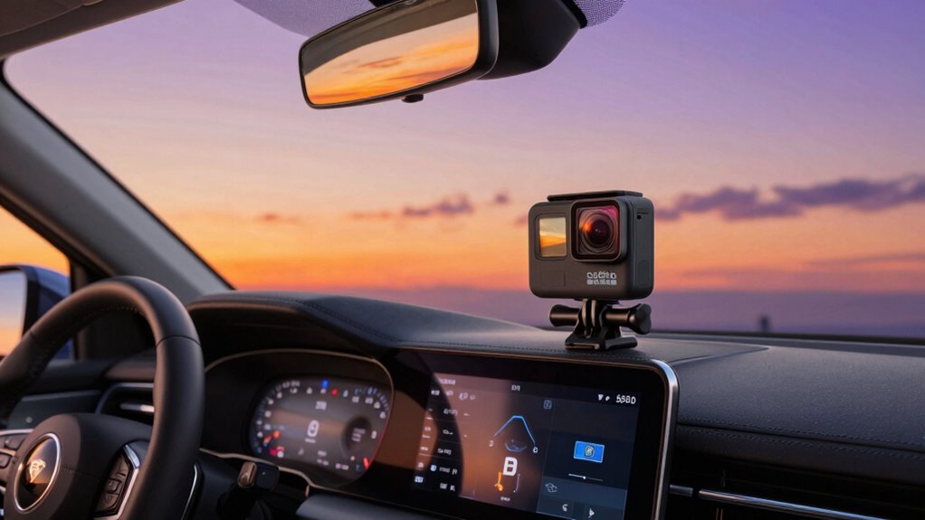 comparing dashcam and action cam