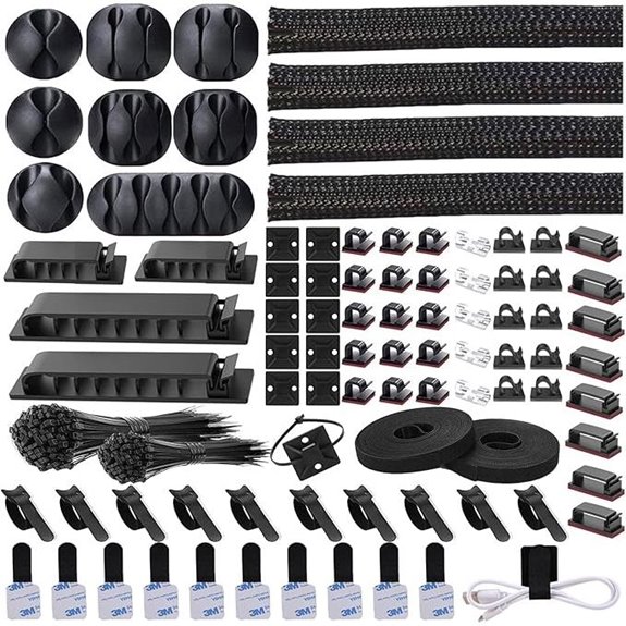 Cable Management Organizer Kit (311 Pieces)