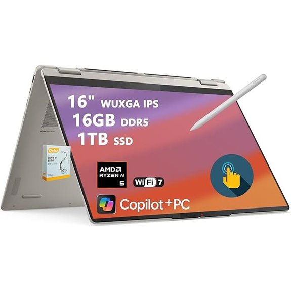 Lenovo Yoga 7 2-in-1 AI Laptop with Touchscreen
