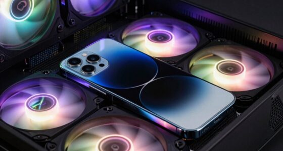 cooling fans reduce phone temperature
