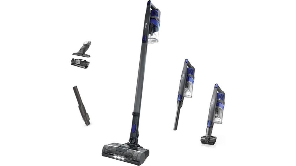 cordless shark vacuum leds
