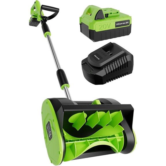 20V Cordless Snow Shovel with Battery and Charger