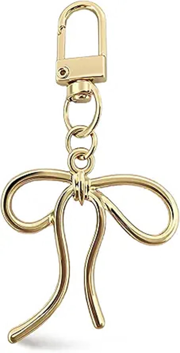 Cute Bow Keychain for Women Phone & Car Decor