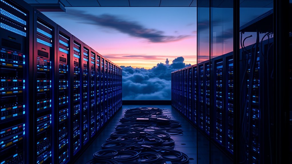 data centers power cloud data