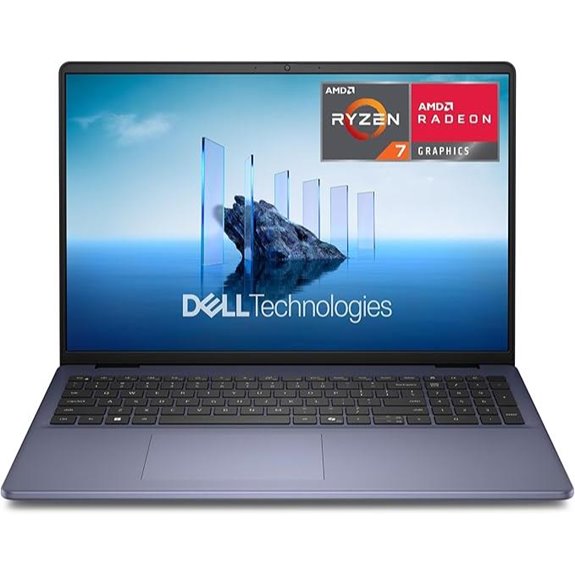 Dell 16-Inch Ryzen 7 FHD+ Laptop with SSD