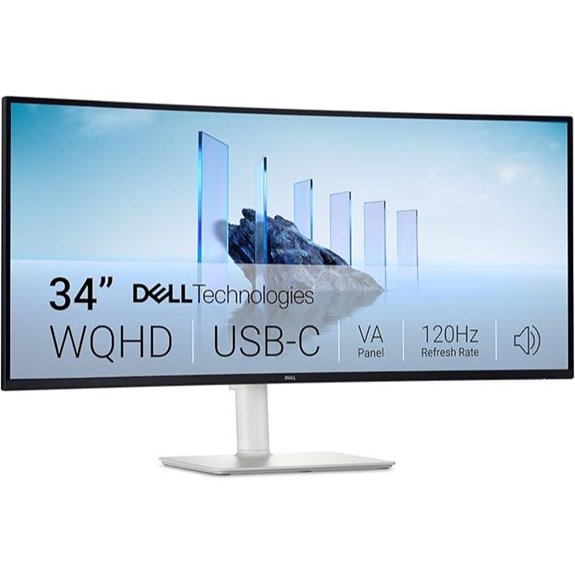 Dell 34-Inch Curved USB-C Monitor with AMD FreeSync