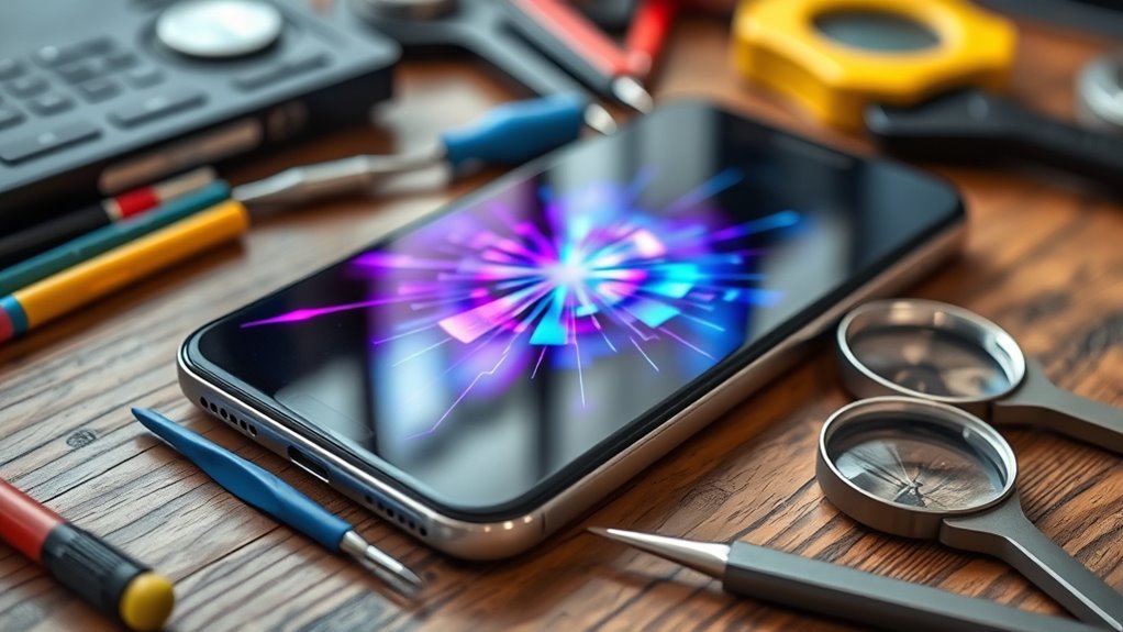 device screen troubleshooting steps