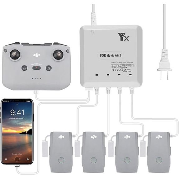 Hanatora Air 2S/Mavic Air 2 Battery Charger Hub