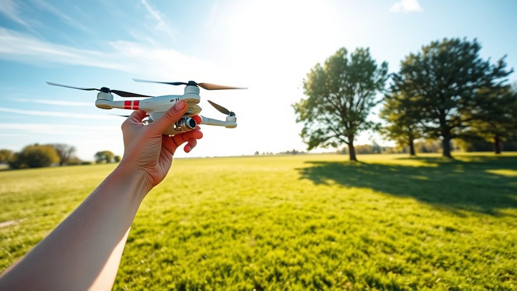 drone controls and safety