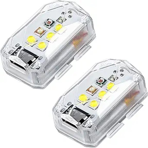 StarTRC Drone Strobe Light for DJI Mini 3/4/5Pro 2 Pack