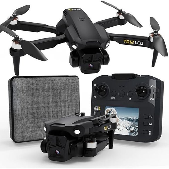 TD12LCD Drone with Camera and LCD Screen