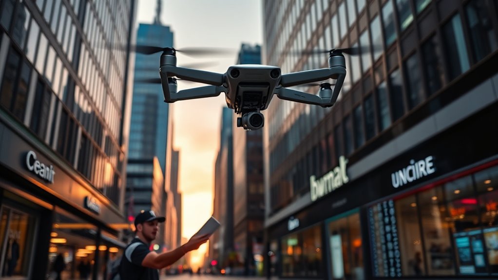 drones improve urban logistics