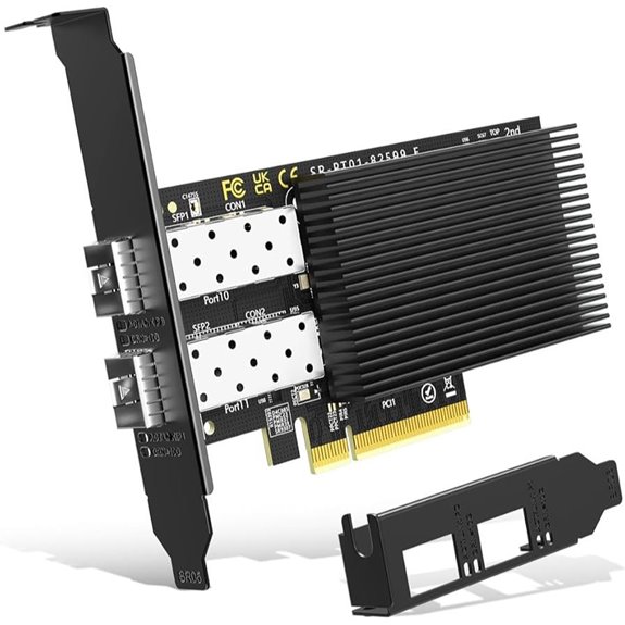 10Gb Dual LAN SFP PCIe Network Card
