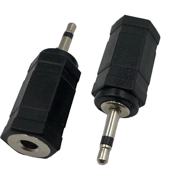 2 Pack 2.5mm to 3.5mm Audio Adapter Connectors