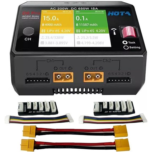 HOTA D6 Pro Dual Channel Battery Charger