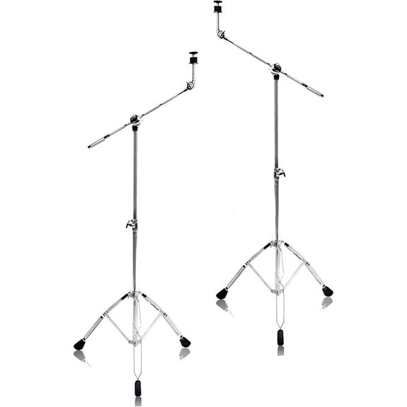 Griffin 2-Pack Cymbal Stand with Boom Arm