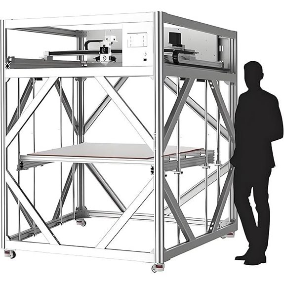 Industrial FDM 3D Printer with Dual Extruders