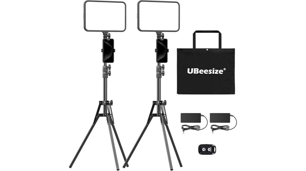 dual led video light kit