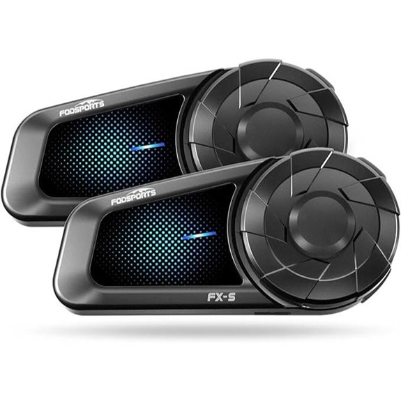 Fodsports FX-S Motorcycle Bluetooth Headset (2 Pack)