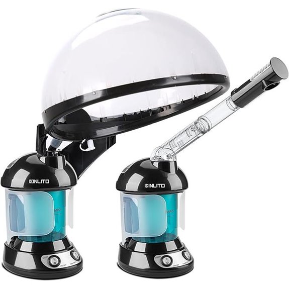 2-in-1 Hair and Face Steamer for Home Spa