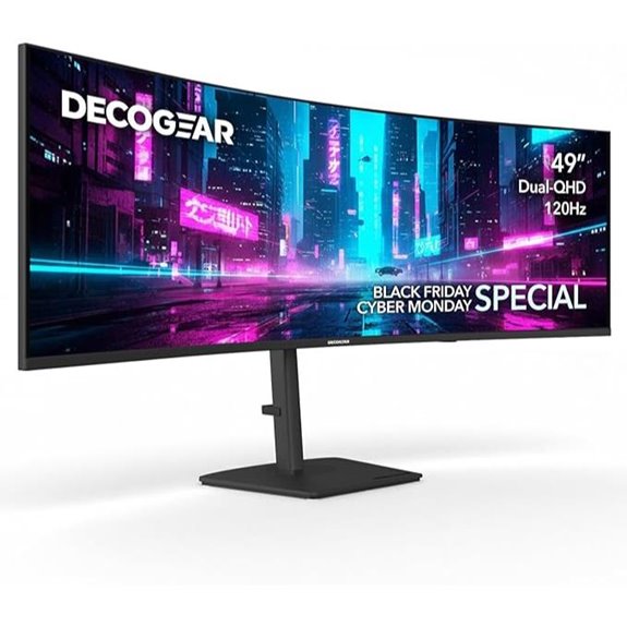 Deco Gear 49” Dual-QHD Ultrawide Monitor with USB-C