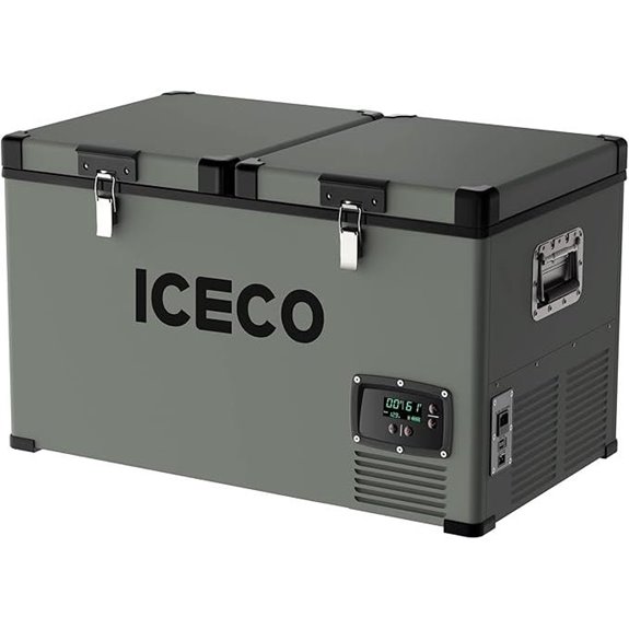 ICECO VL60 Dual Zone Portable Refrigerator with Cover