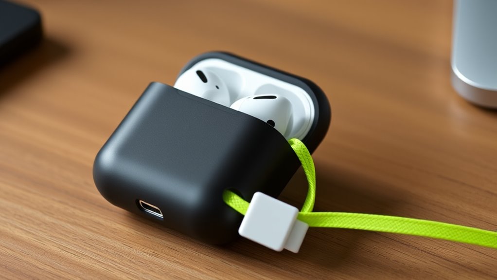 durable case with lanyard