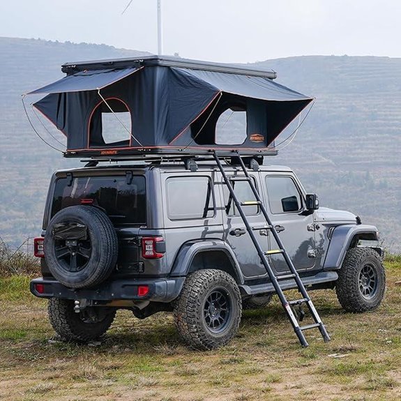 Hard Shell Roof Tent for Camping Trucks and SUVs
