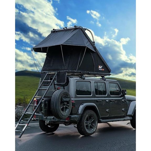 BAMACAR Naturnest Hard Shell Rooftop Tent for Vehicles