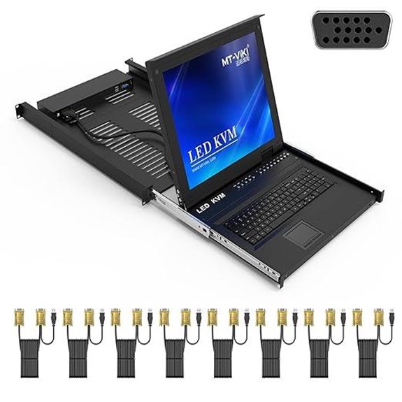 MT-VIKI 8-Port Rack Mount KVM Over IP System