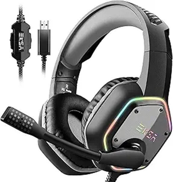 EKSA E1000 USB Gaming Headset with Microphone
