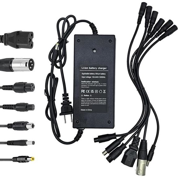 54.6V 2A Fast Charger for Electric Scooter Batteries