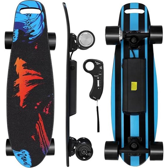 Electric Skateboard with Remote 4 Modes 8-Layer Deck