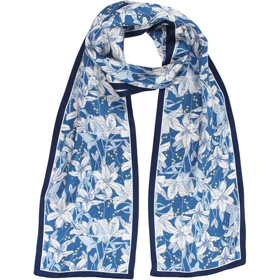 Andantino Silk Scarf for Women 58”x6.3
